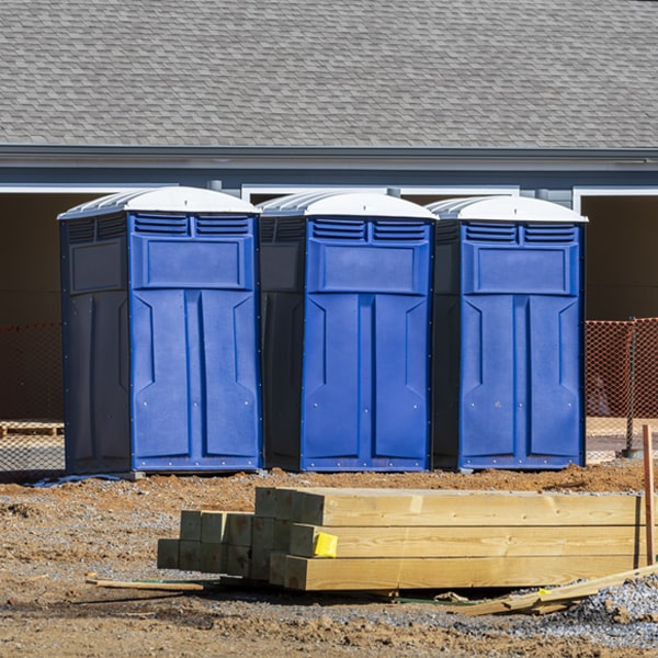 are there any restrictions on where i can place the porta potties during my rental period in Bethalto